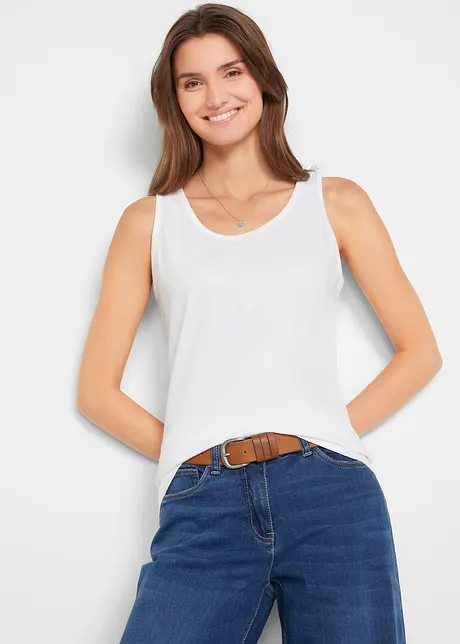 Katoenen longtop (set van 5), bonprix