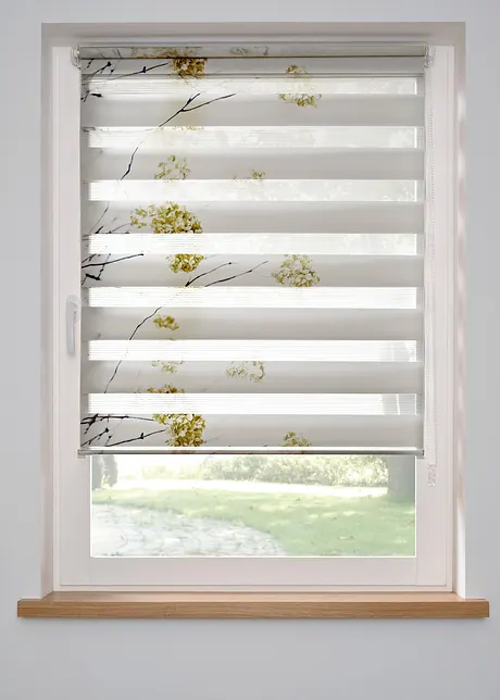 Duo rolgordijn met bloemenprint, bonprix