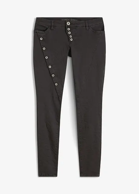 Twill broek van elastische katoenmix, bonprix