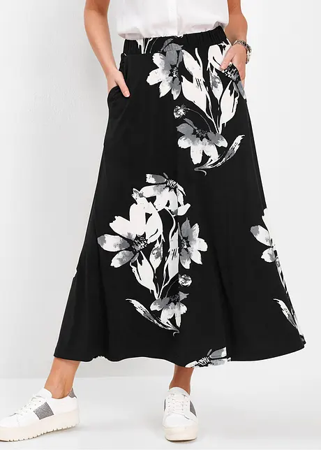 Jersey rok met bloemenprint, bpc selection