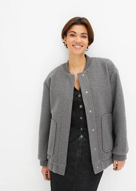 Bomber in wollen look, bonprix