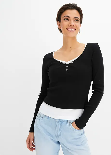 Top en shirt (2-dlg. set), bonprix