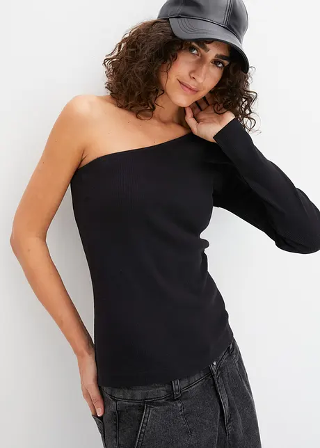 Geribd one shoulder shirt, bonprix