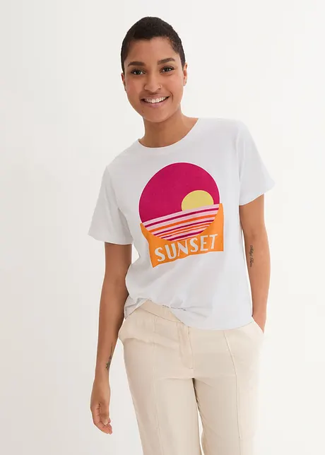 T-shirt van puur biologisch katoen, bonprix