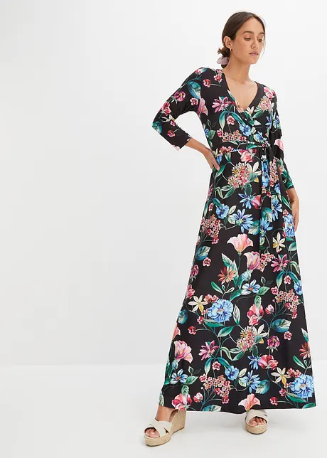 Maxi jurk met bloemenprint, bonprix