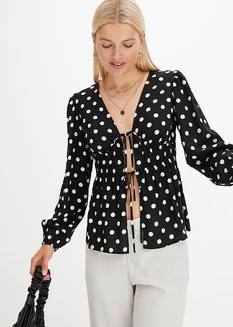 Gedessineerde blouse, bonprix