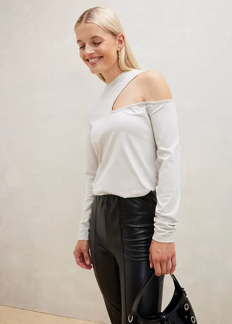 Longsleeve met cut-out, bonprix