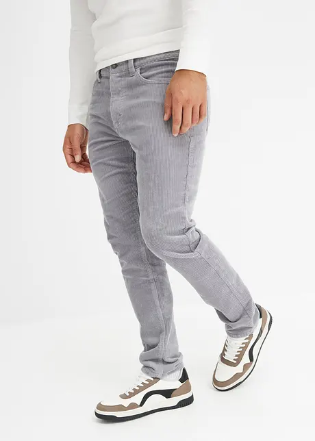 Slim fit stretch corduroy broek met comfort fit, bonprix