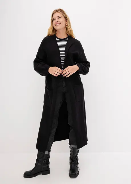 Oversized vest in midilengte, bonprix