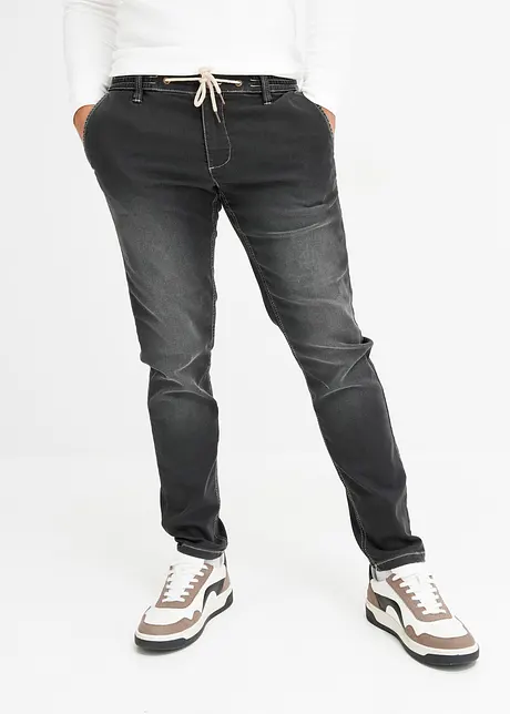 Regular fit sweat instapjeans, tapered, bonprix