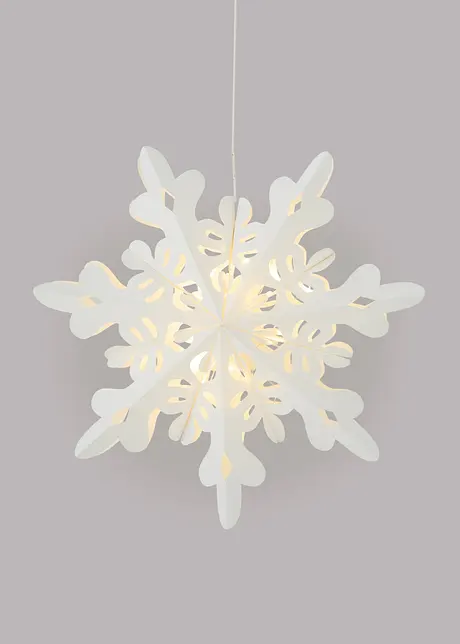 LED hangdecoratie papieren sneeuwvlok, bonprix