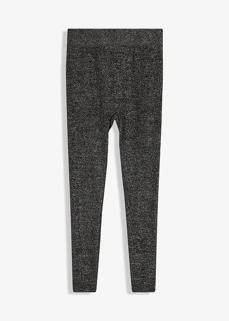Thermo legging van glittergaren, bonprix