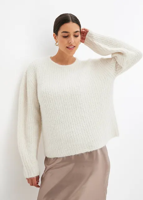 Trui van fluffy knitwear, bonprix