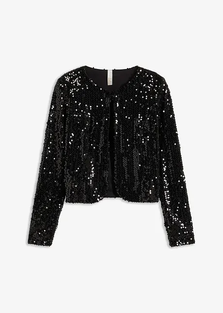 Gebreide jurk met glittereffect, bonprix