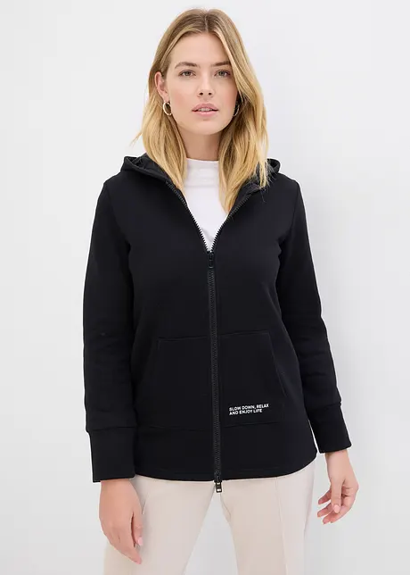 Super soft, lang sweatvest, bonprix