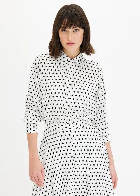 Blouse van fijne satijn, bonprix