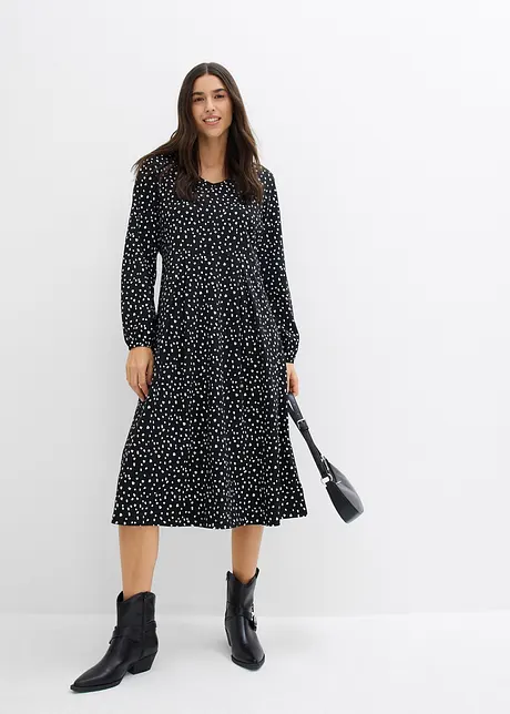 Midi jurk van katoen-jersey, bonprix