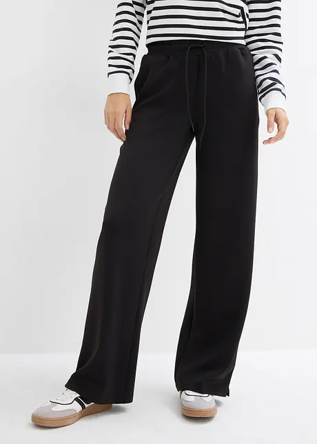 Jersey broek van stevige interlock, bonprix
