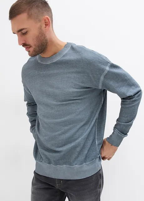 Sweater in washed out look, loose fit, bonprix