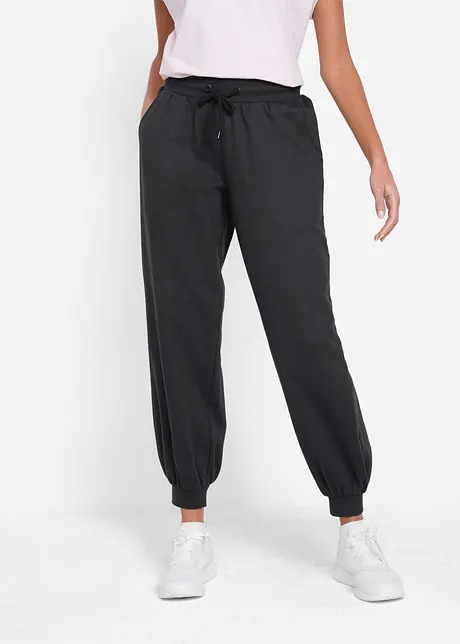 Joggingbroek met elastische tailleband, bonprix