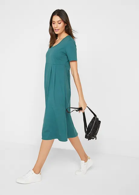 Midi jurk van katoen-jersey, bonprix