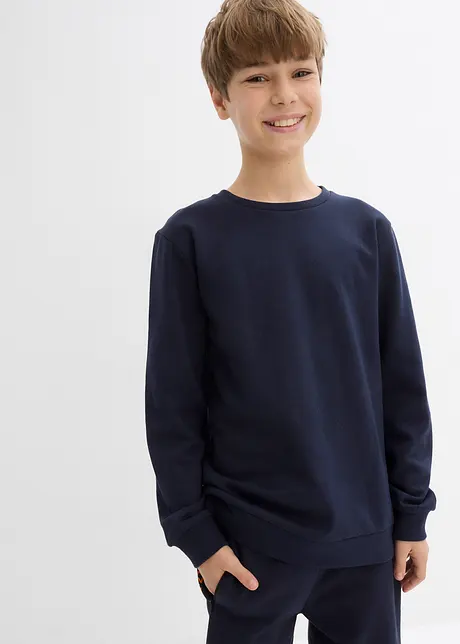 Sweatshirt van zachte katoenmix (set van 2), bonprix