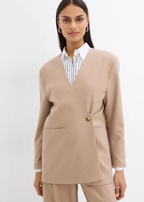 Oversized blazer met verschillende sluitingen, bonprix