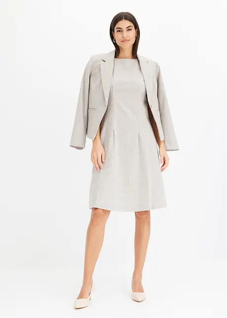 Glencheck jurk, bonprix