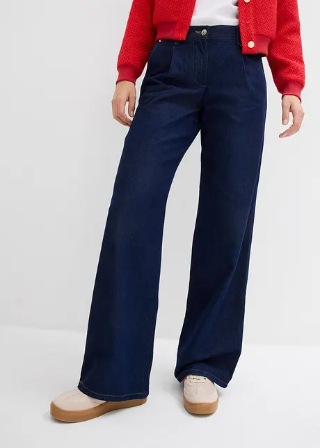 Wide leg jeans. mid waist, bonprix