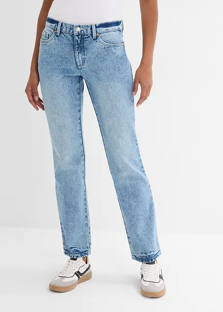 Straight jeans, mid waist, bonprix
