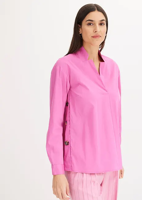 Popeline tuniek met knopen, bonprix