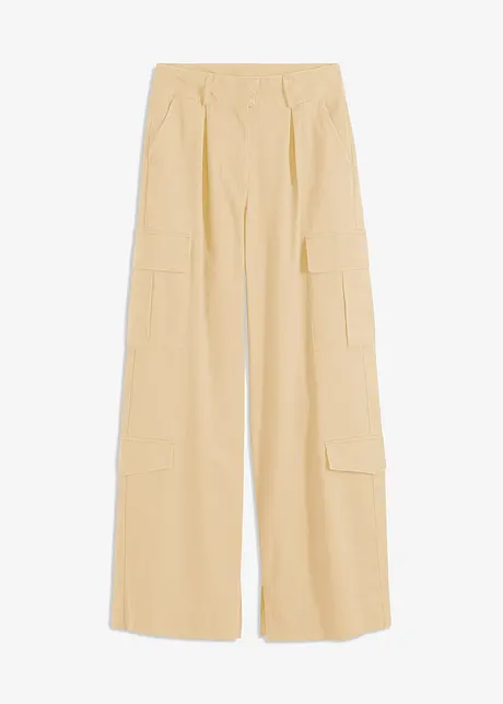 Cargo broek van puur katoen, bonprix