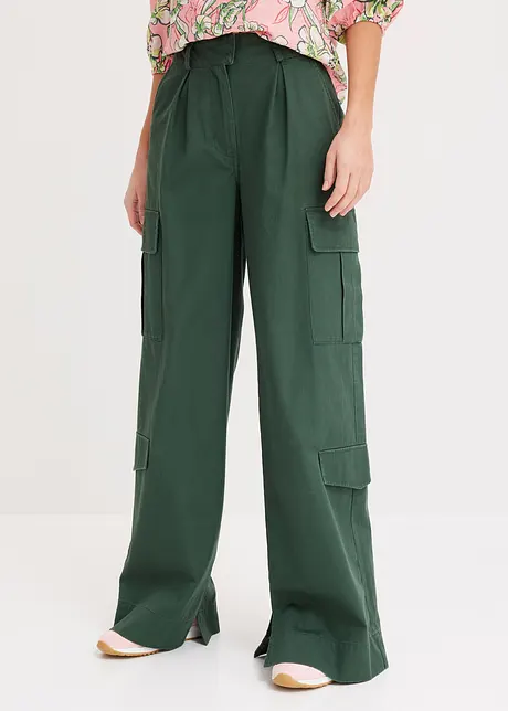 Cargo broek van puur katoen, bonprix