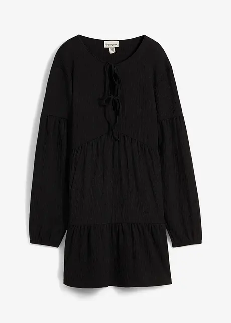 Crêpe shirtjurk, bonprix