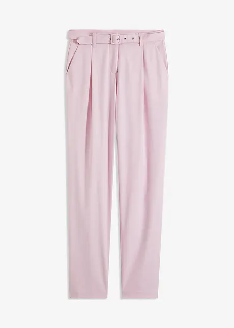 Bandplooibroek met riem, bonprix