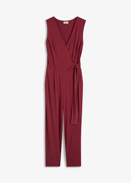 Jersey jumpsuit met knoopdetail, bonprix