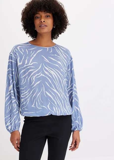Gedessineerde tuniek van satijn, bonprix
