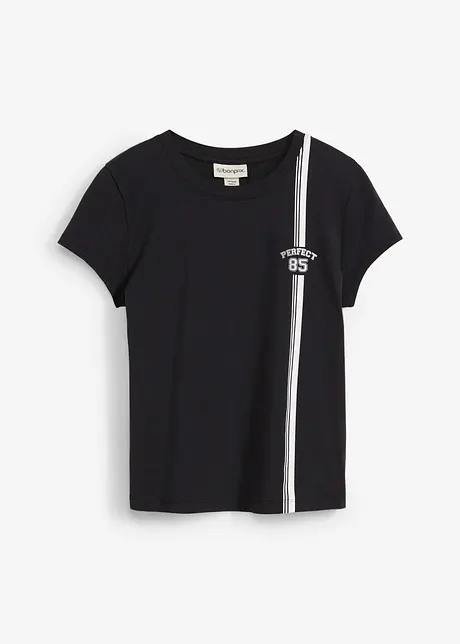 Kort T-shirt met print, bonprix