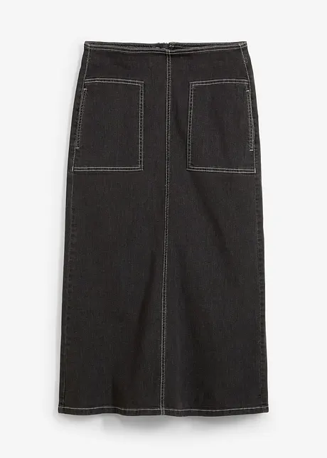 Midi spijkerrok, mid waist, bonprix