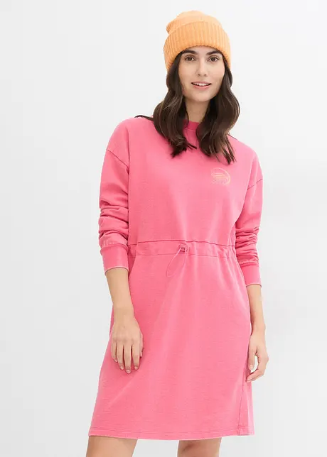 Sweatjurk met een used look, bonprix