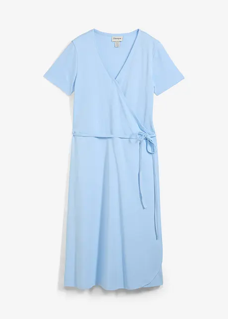 Jersey jurk met wikkeldetail, bonprix