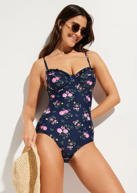 Shaping badpak met beugels, medium corrigerend, bonprix