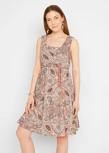 Zwangerschapsjurk/voedingsjurk met viscose, bonprix