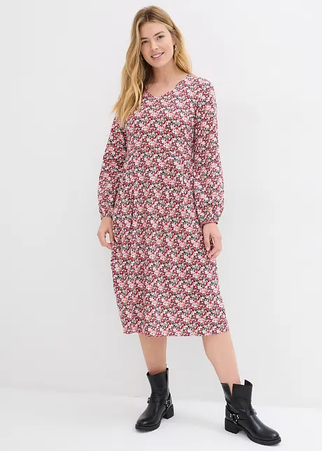 Midi jurk van katoen-jersey, bonprix
