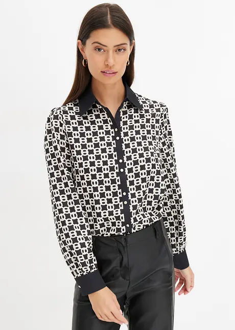 Satijnen blouse, bonprix