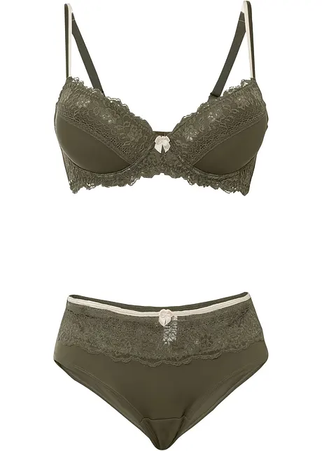 Voorgevormde beugel bh en hipster (2-dlg. set), bonprix