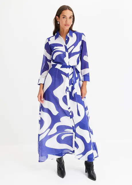 Gedessineerde midi jurk, bonprix