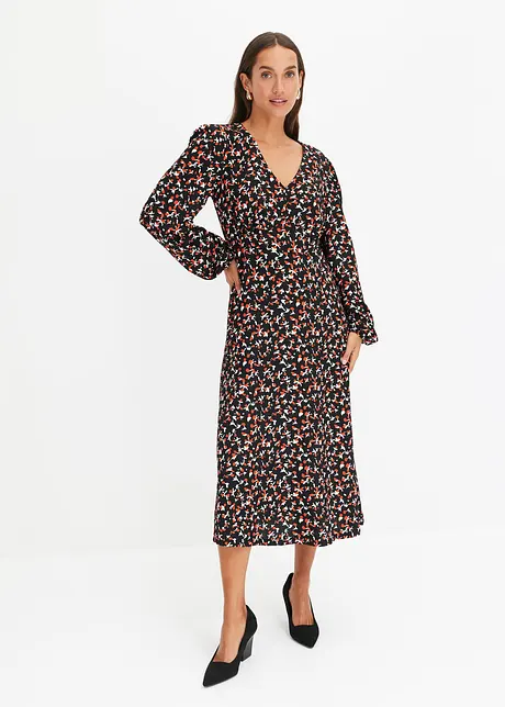 Midi jurk met print, bonprix