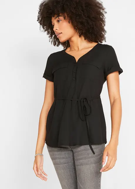 Zwangerschapsblouse/voedingsblouse van viscose, bonprix