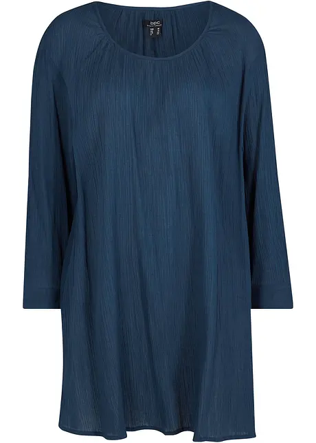 Lange tuniek van katoen, 7/8 mouw, bonprix